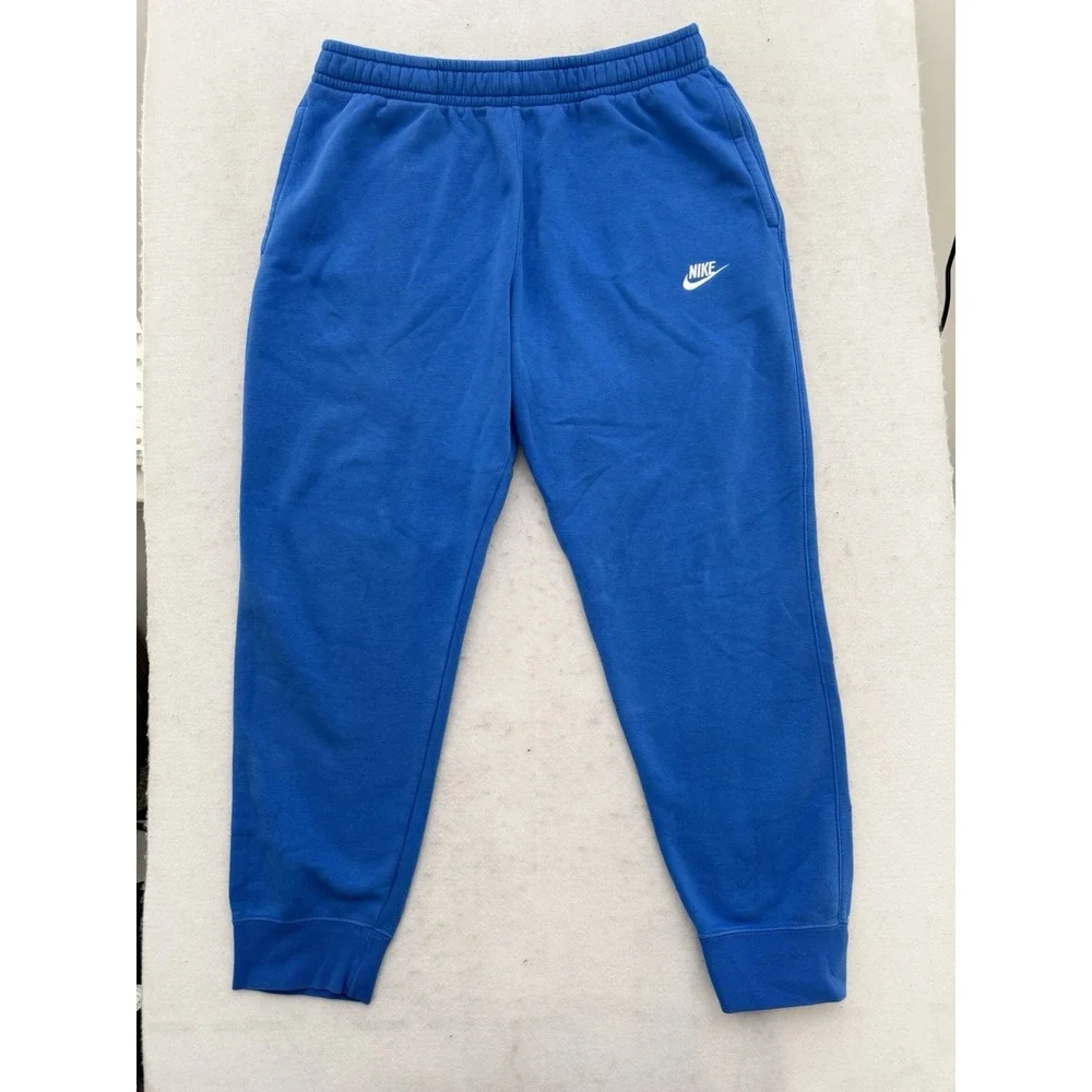Nike Sportswear Club Fleece Joggers Men's XL Blue Sweatpants